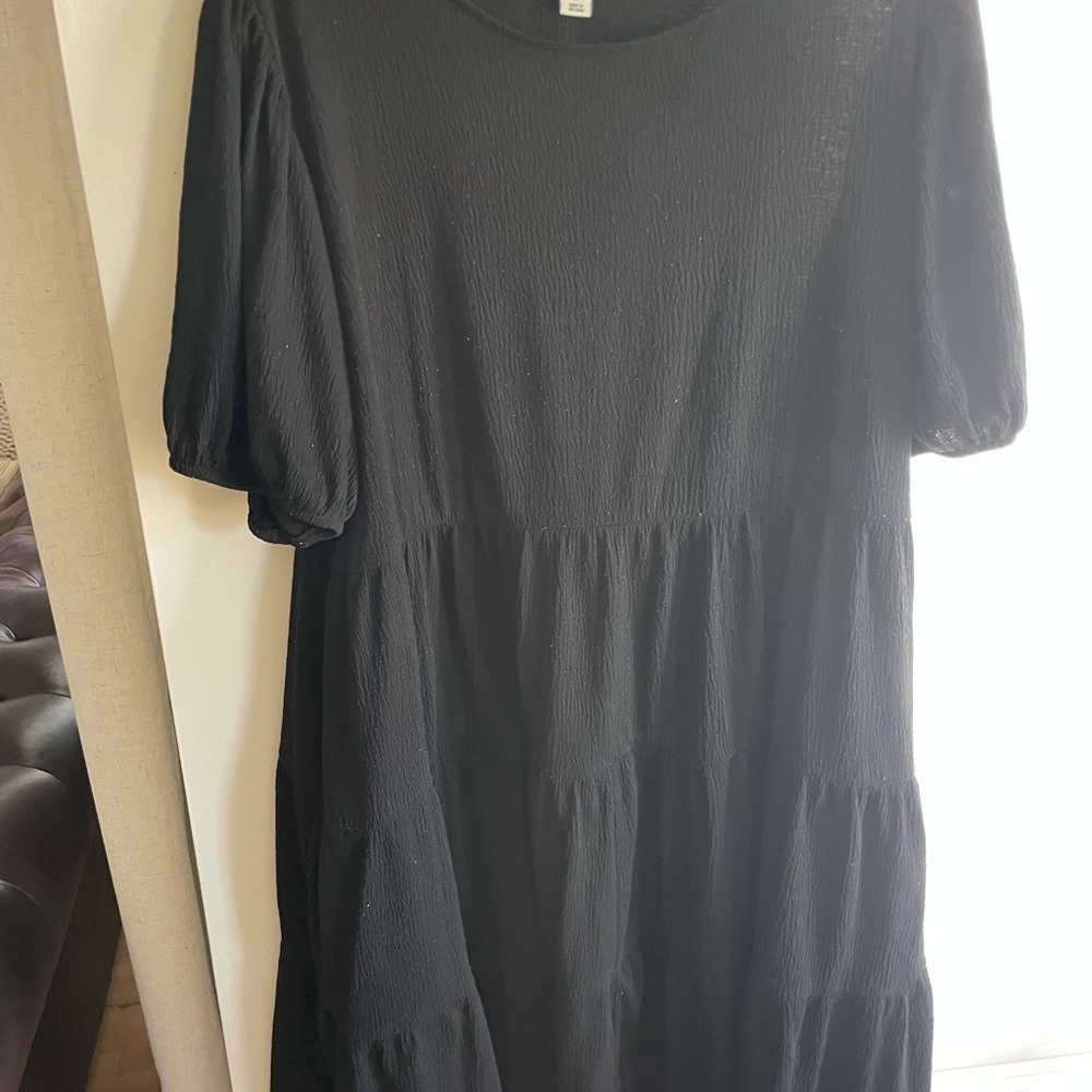 Ava & Viv Black Midi Dress